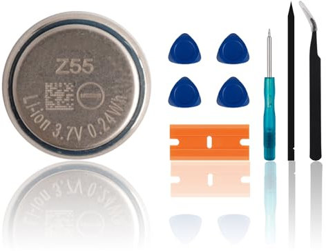 SwarKing Batterie de rechange Z55 compatible avec Sony Headset Battery for WF-1000XM3 (2 pièces) avec kit d'outils
