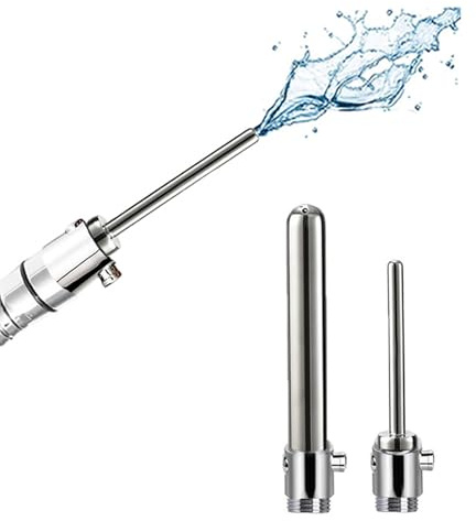 JXszxbt Edelstahl Analdusche Vaginaldusche Anal Spülung Düse Vaginal Intimdusche Klistierspritze Klistier Intimreinigung SM Einlauf für Sie und Ihn Analreinigung Enema Irrigator für Männer Frauen(A)