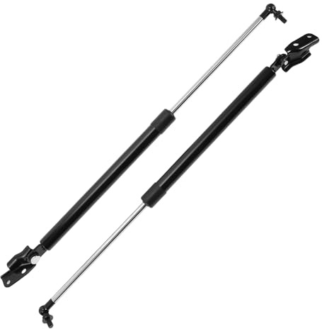TUCKBOLD Hebebühnenstützen Für Subaru Forester 2014-2018 2 Stück | Kohlenstoffstahl, Ausgezogene Länge 52cm, Zusammengedrückte Länge 32cm, Wasserfest, Staubdicht, Einfache Installation