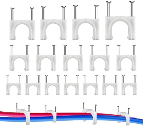 Cord Nails,Cord Nails,Cable Nails for Cords,Cable Nails,Cable Nail Clips,Wire Nail Clips,Cable Tacks,Cable Clips Nail,Nail in Cable Clips,Nail Cable Clips,Cord Staples (Round 50mm*8 P)