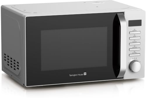 Tarrington House Mikrowelle MWD25820, 20 L, 800 W | 5 Mikrowellenleistungsstufen, 8 Voreingestellte Programme, Kindersicherung, Glasdrehteller Ø 25.5 cm