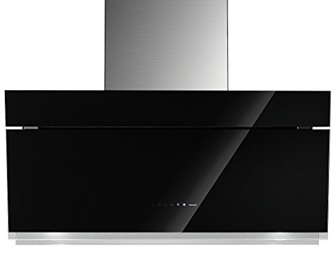 Falmec Butterfly 800 m³/h Inselhaube schwarz – Dunstabzugshaube (800 m³/h, Abluft/Umluft, 60 cm, 60 cm, Insel, schwarz)