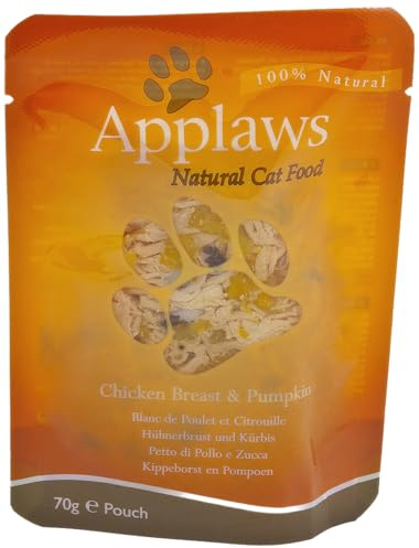 Applaws Cat Chicken and Pumpkin Pouch, 12 x 70 g