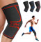 UFlex Athletics Kniebandage für Damen & Herren - Atmungsaktive entlastende Stützbandage bei Knieschmerzen, für Sport und Genesung - [Small] (Rot)