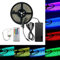 RGB LED Stripes 5050 SMD 10M/32.8ft RGB 600 LED Streifen Kit 60Leds/M Led Strip Licht Lichtband Lichtstreifen Set IP65 Wasserdicht mit 44 Tasten Fernbedienung + EU Plug DC 24V/5A Netzteil