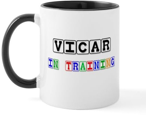CafePress Vicar in Training Mug 11 oz (325 ml) Ceramic Coffee Mug