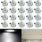 Aufun LED Einbauleuchte Schwenkbar - 20 x 3W Deckenspot Einbauspot Weiß - Spotlight Deckenstrahler [Energieklasse A++]