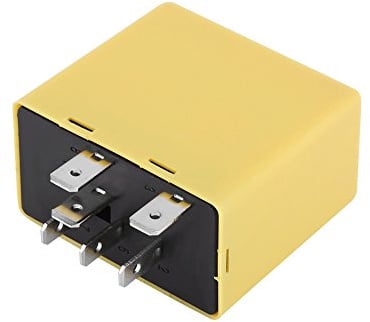 Keenso Auto Kontrollleuchte Blinkerrelais, Auto Blinkerrelais Kontrollleuchte Warnblinkrelais Hazard Relais 9134880 6238590 Ersatz für