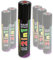 KarnevalsTeufel Hairspray 2in1 Color und Glitter in verschiedenen Farben buntes Haarspray mit Glitzer Haarschmuck farbig (Rot)