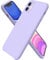 ORNARTO Liquid Silicone Case for iPhone 11, Slim Liquid Silicone Soft Gel Rubber Case Cover for iPhone 11(2019) 6.1 inch-Light Purple