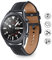 Samsung Galaxy Watch3 Smartwatch Bluetooth, cassa 45mm acciaio, cinturino pelle, Saturimetro, Rilevamento cadute, Monitoraggio sport, Batteria 340 mAh, IP68, Nero (Mystic Black) [Versione Italiana]
