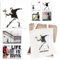 Banksy Bilder Geschenk Box- Geschenke Ideen Set mit Leinwand Bild, Jutebeutel/Stofftasche, Postkarte und sticker I super günstig