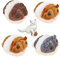 Carykon 4PCS Vibrating Drawstring Mouse Cat Catching Mouse Toy Funny Cat Mouse Plush Cat Toy Jumping Mouse
