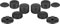 goobay 58382 PS5 / PS4 Controller Stick Aufsätze mit Noppen - Zubehör für Playstation 5 und Playstation 4 - DualSense Controller Aim Sticks Joystick Kappen Stick Verlängerung Schwarz
