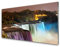 Tulup Impression sur Verre Acrylique 140x70cm - Plastique imprimés Tableau Mural Moderne décoration déco Design 4 Crochets - Forêt Nature Cascade
