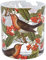 Gisela Graham 10 cm Glas-Nachtlicht, Kerzenhalter, Rotkehlchen, klein