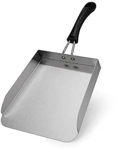 Stanbroil Smash - Spatule en acier inoxydable pour hamburger, poêle à frire et déplacer les aliments - 33 cm