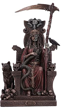 Nemesis Now Hel The Two Faced Terror Bronze Figur, 23 cm