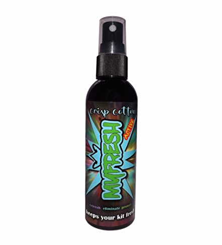 Boxing Glove Deodoriser Crisp Cotton Fragranced Antibacterial Boxing Glove Odour Remover Spray by MyFresh Active, Works Fast Removes Odours Instantly, 100ml Boxing Glove Spray