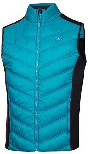 Calvin Klein Mens Frontera Hybrid Golf Gilet - Caribbean - XL