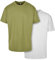 Urban Classics Heavy Oversized Tee T-Shirt Men's, Newolive+White, M