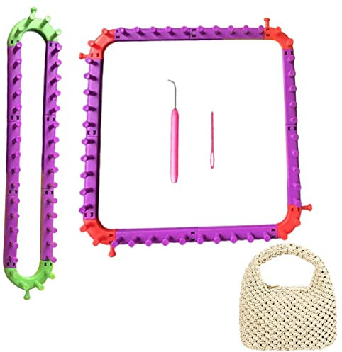 Bexdug Stricken Loom-Kit,Abnehmbare Decke Strickmaschine - Webstuhl-Strickwerkzeuge, Häkeln, Handarbeit, Bastelset, Schal, Mützen, Herstellung von Werkzeugen für Verschiedene Formen, Weber