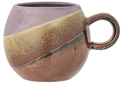 Bloomingville Paula Tasse 275 ml, Steingut, D9 cm, H8 cm – Perfekt für deinen täglichen Kaffee- oder Teegenuss, edler Kaffeebecher für deinen Frühstückstisch