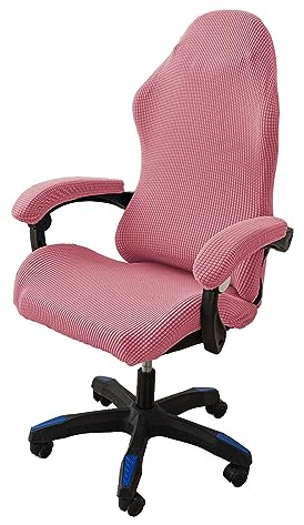 LIFEDX Coprisedia da Gaming Elasticizzata,Ergonomica Coprisedia per Sedia da Gioco,Fodera per Sedia da Ufficio con Braccioli/Schienale della Sedia per Sedia da Computer Gioco,Senza Sedie-Pink