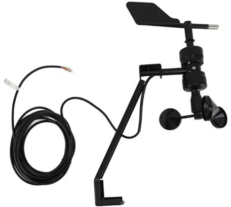 RS485 Wetterstation Anemometer Windsensor 0-70 M/s, 3 Windbecher, Hohe Genauigkeit, Professionell, für Meteorologie, Marine, Umwelt