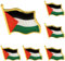 6PCS Palestina Pin, Palestina Banderas Nacionales Broches para Mujeres Hombres, Libre Palestina Esmalte Insignia Solapa Brazalete para Pacifista Patriótico y Musulmán Decoración Interior Exterior