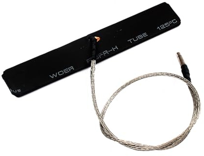 Cello Piezo Pickup Pkp15 Ersatzteil für Elektrisches Cello | Metall, 1 Stück, mit Kabel und Stecker, Hohe Empfindlichkeit, für Musikinstrumente