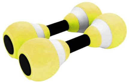 Haltères en mousse pour piscine avec poignée rembourrée pour aquagym, haltères