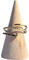 Bague clou dorée acier inoxydable