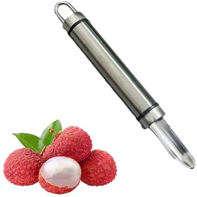 Zuasdvnk Dénoyauteur de cerises - Éplucheur de fruits et légumes - Facile à utiliser pour dénoyauter le litchi et vider les fruits et légumes