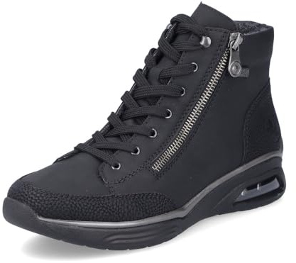 Rieker M5610, Stivali Stringati Donna