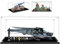 65x25x30cm 3mm Acryl Vitrine für Lego Modell Dune Ornithopter 10327 Schwerlast Abschleppwagen 42128 42157,Groß Transparente Staubdichte Schaukasten