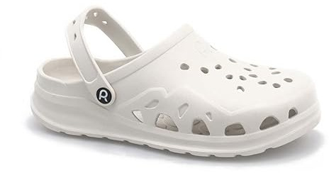 Kosmik Unisex Clogs, Sustainable Waterproof Slip-On Shoes, Easy to Clean, Comfortable for Indoor and Outdoor Wear, IVORY, 9.5 UK