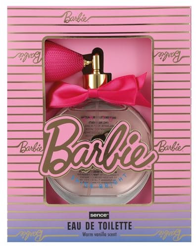 Barbie Eau de Toilette Warm Vanilla Scent, Mädchen und Damen Parfüm, Vegan Perfume Women and Girls, Parfum Damen, Körperpflege Duft, Parfüm Frauen von Sence Kosmetik, Beauty & Skincare (1 x 100ml)
