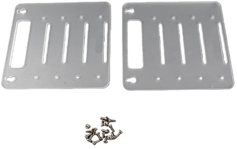 Bonbela Festplattenkäfig 3.5 HDD -Ständer 18x17x2 Transparentes Acryl 4 -Layer Festplatten Rack Rack Desktop Computer 3,5 Zoll HDD Käfig Tablett