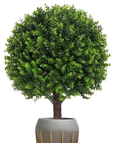 Künstlicher Strauch – Künstliche Buchsbaum-Topiary-Kugel, Künsstliche Sträucher Mit Erdspieß | UV-beständiger Buchsbaum | Künnstliche Bäume Im Freien, Künnstlicher Formschnitt Für Garten, Hof,