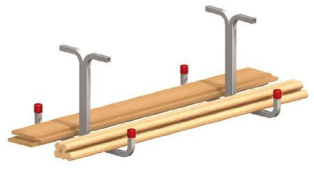 T-Deckenhaken, Stahl, verzinkt