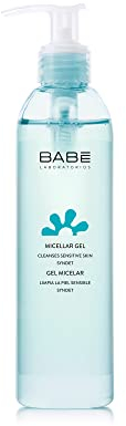 Laboratorios Babé - Gel Micelar Calmante 245 ml, Limpieza e Higiene Facial, Uso Diario, Unisex, Piel Sensible, Piel Mixta, Para Todo Tipo de Piel, Piel Atópica, Tranquilizante, Desmaquillante