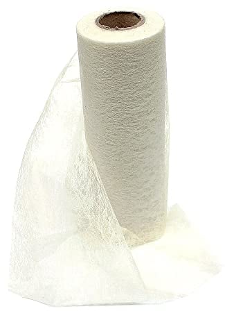 Vlies Band Dekoband Tischband Basteln Breite 23cm Länge 20 Meter Creme