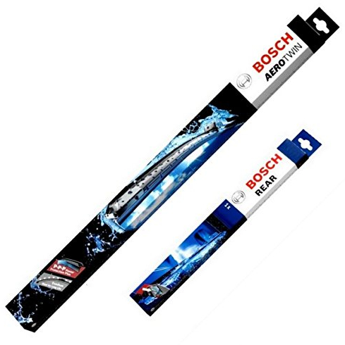BOSCH AR502S + H341 Vorne + Hinten Komplettsatz Scheibenwischer Wischblätter Opel Agila [A] ab Bj 09.02- Suzuki Wagon R+ [MM] ab Bj 05.00- Toyota RAV4 [A1] Bj 08.95-07.99
