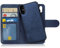 MyGadget Flip Case für iPhone X | Xs - [ abnehmbare Magnet Hülle ] - Handyhülle aus Kunstleder - [ Klapphülle mit Kartenfach ] Schutzhülle in Blau
