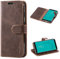 Mulbess Handyhülle für Samsung Galaxy J6 2018 Hülle Leder, Samsung Galaxy J6 2018 Handy Hüllen, Vintage Flip Handytasche Schutzhülle für Samsung Galaxy J6 2018 Case, Kaffee Braun