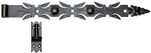 Ladenband Türband Türbänder Torbänder 600 mit 16 mm Dorn Schwarz Schmiedeeisen