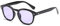 SHEEN KELLY Lunettes de soleil Retro Modern Style Round Fashion Neutral Trendy Coloured Lenses TR90 Frame