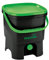 Bokashi 19750069 Composteur Organico & Activateur, Noir-Vert, 16l