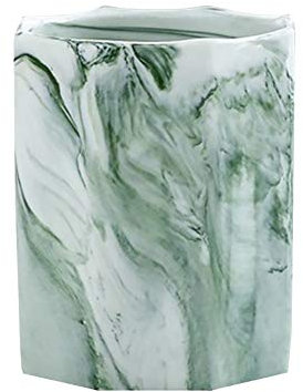 Benoon Porte-crayons, porte-stylo en céramique pour cosmétiques, pinceaux de maquillage, pot de rangement pour bureau, décoration de la maison, 4 couleurs vert